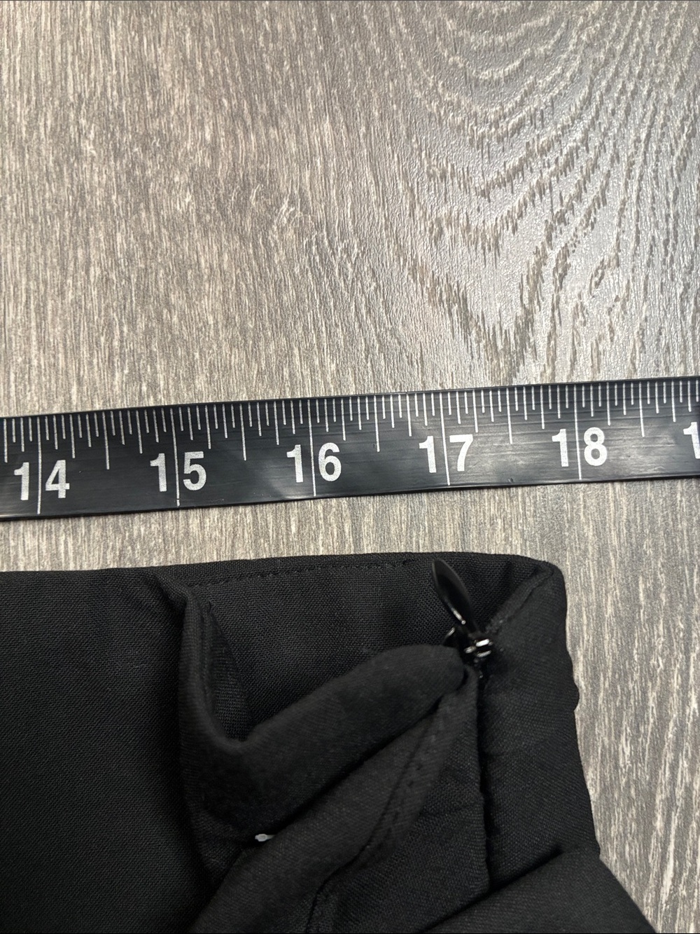 Black High-Waisted Tie-Waist Trousers XXL - Picture 4 of 5